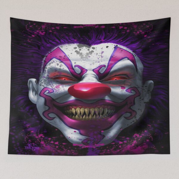 Item preview, Cool Horror Killer Clown designed and sold by leen12 Art Designs Prints.