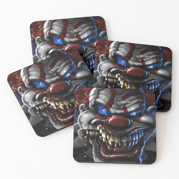 Item preview, Evil Killer Clown Cartoon Art Horror designed and sold by leen12 Art Designs Prints.