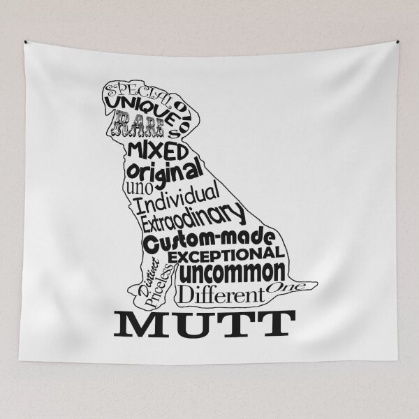 Item preview, Mutt Lover in Every Breed and Shape - Christmas And Birthday Gift Ideas For Dog Lovers designed and sold by ASClothDesign.
