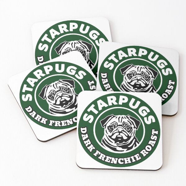 Item preview, Pug; Dark Frenchie Roast; designed and sold by StickerApe.