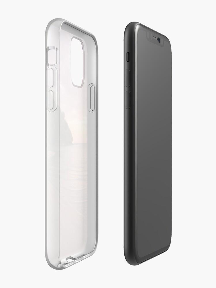 Alternate view of Tropical island and paradise beach at sunset iPhone Case & Cover