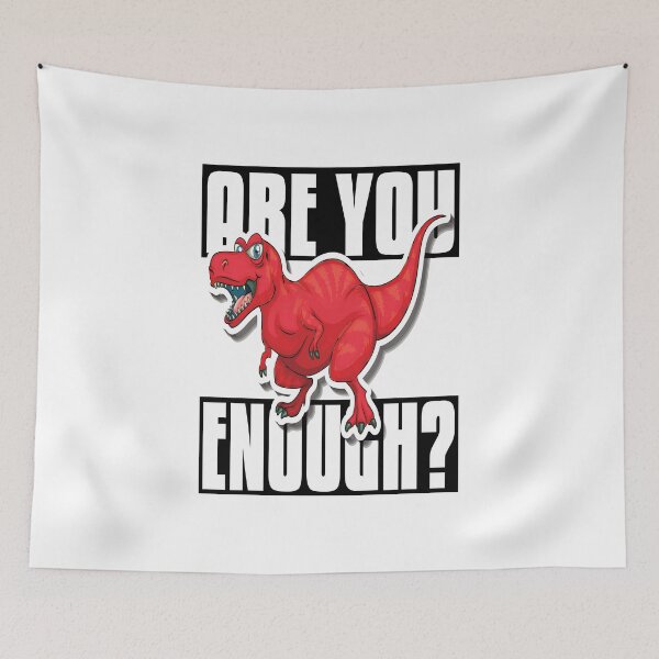 Item preview, Tyrannosaurus Are You Brave Enough? Dinosaur T Rex designed and sold by ProjectX23.