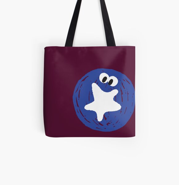 Cute Fruits - Blueberry All Over Print Tote Bag