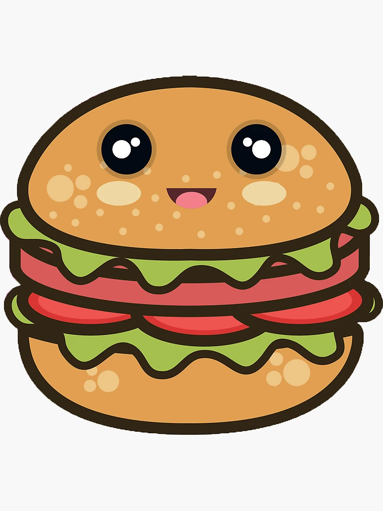 I Love Burger Sticker for Sale by Namito  Phone cover stickers, Burger,  Preppy stickers