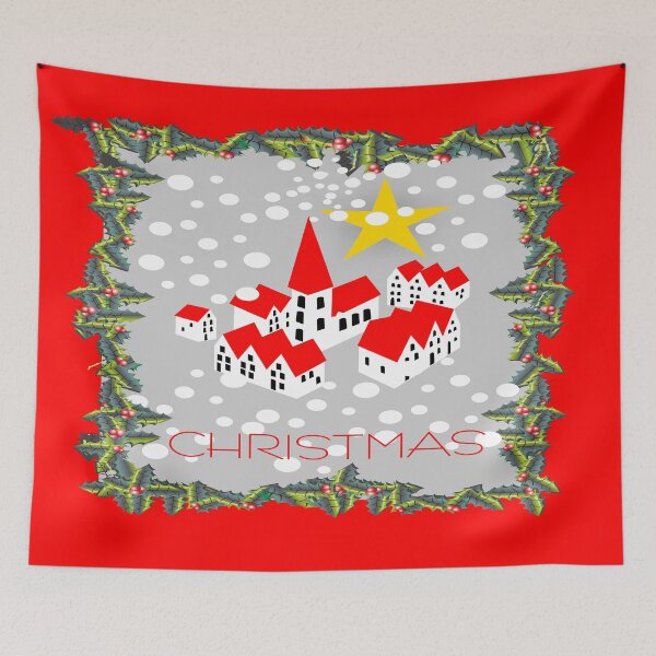 Item preview, Mountain village with Christmas. designed and sold by Robert Elfferich.