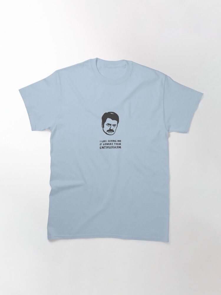 Thumbnail 3 of 7, Classic T-Shirt, I like saying no designed and sold by solo244.