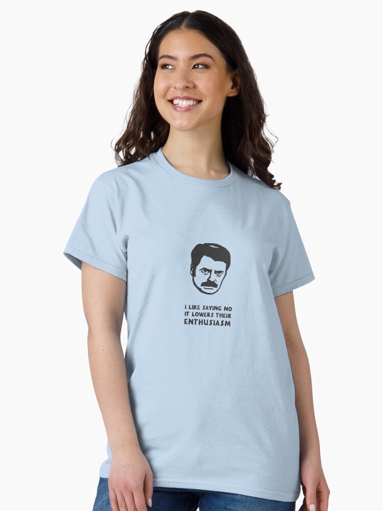 Thumbnail 2 of 7, Classic T-Shirt, I like saying no designed and sold by solo244.