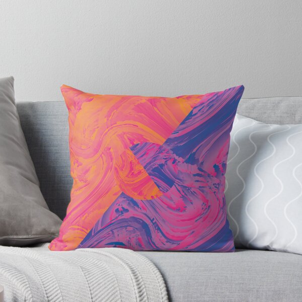 Aperçu de l'œuvre Abtract Orange / Violet créée et vendue par TorontoSol.