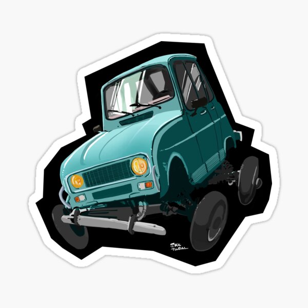 Le Voyage De La 4L ! Sticker