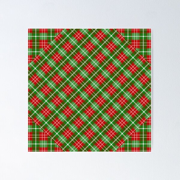 Item preview, Christmas Tartan - Green, Red, and White designed and sold by MaplewoodMerch.