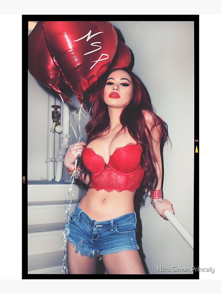 Sexy Fashion Photography - "Sexy Asian Girl with Red Hair with Red Heart Balloons - Modern Pinup" Featuring The Beautiful Model Yuni Kaye " Poster for Sale by NSPARTS | Redbubble Sexy Fashion Photography - "Sexy Asian Girl with Red Hair with Red Heart Balloons - Modern Pinup" Featuring The Beautiful Model Yuni Kaye " Poster for Sale by NSPARTS | Redbubble