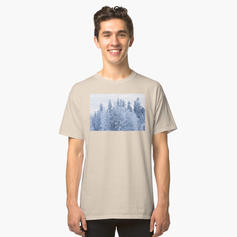Trees covered in snow Classic T-Shirt
