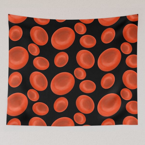 Item preview, Red Blood Cells Pattern designed and sold by BundaBear.