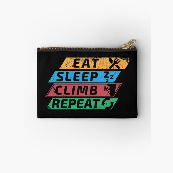 Item preview, Eat Sleep Climb Repeat Climbing Climber Mountain designed and sold by MooonTees.