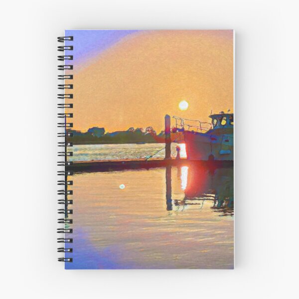 Item preview, Boatlife at Sunset designed and sold by Kelly Fitzgerald Fowler.
