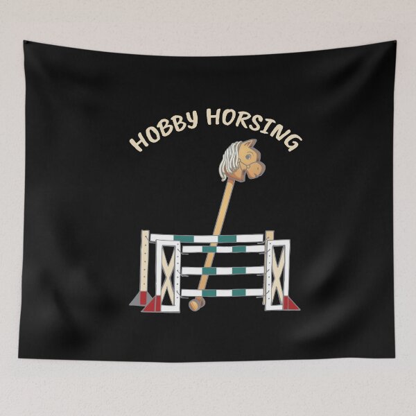 Item preview, Hobby Horsing Hobby Horseback Riding Toys Retro designed and sold by MooonTees.