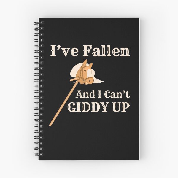Artikelvorschau, I Fallen I Can´t Giddy Up Steckenpferd Hobbyhorse entworfen und verkauft von MooonTees.