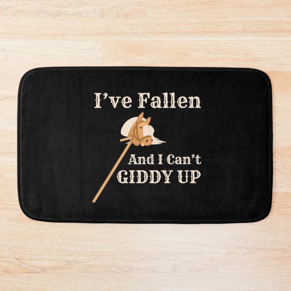 Artikelvorschau, I Fallen I Can´t Giddy Up Steckenpferd Hobbyhorse entworfen und verkauft von MooonTees.