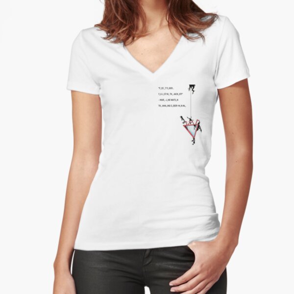 "face it tiger you just hit the jackpot" - Mary-Jane Watson Fitted V-Neck T-Shirt