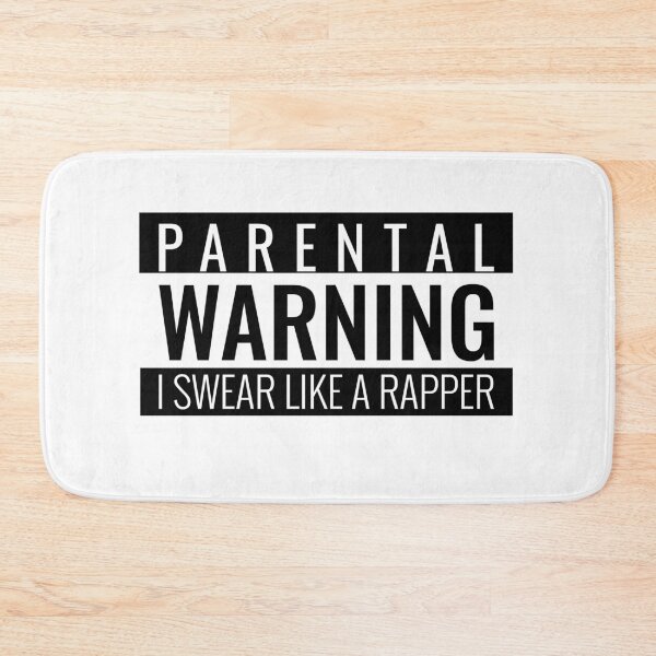 Item preview, Parental Warning I Swear Like a Rapper designed and sold by SerenaBliss.