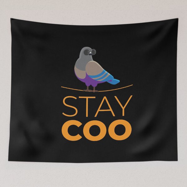 Item preview, Stay Coo pigeon pigeon fancier bird ornitologist designed and sold by MooonTees.
