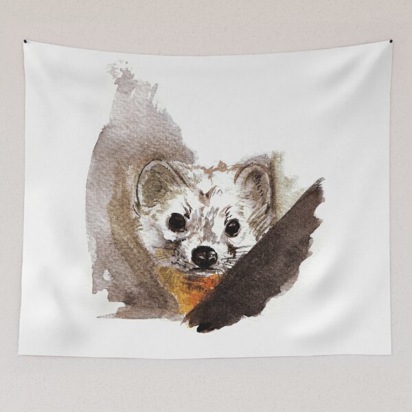 Item preview, Japanese Marten in Winter designed and sold by belettelepink.