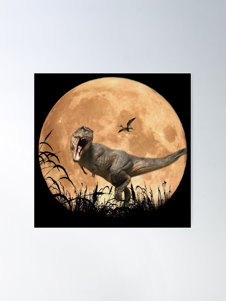 Sonnysaurus”  The Adventurous T-Rex Dinosaur Poster for Sale by