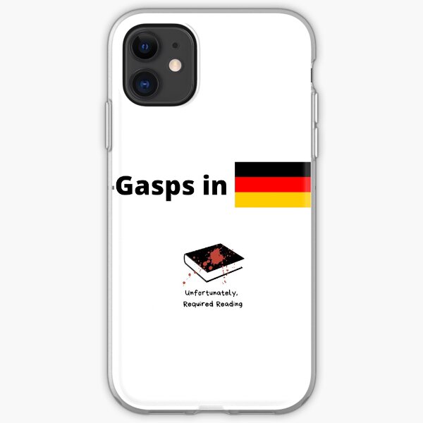 Gasps in German iPhone Soft Case
