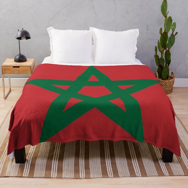 Item preview, Morocco Flag designed and sold by crizzinho.