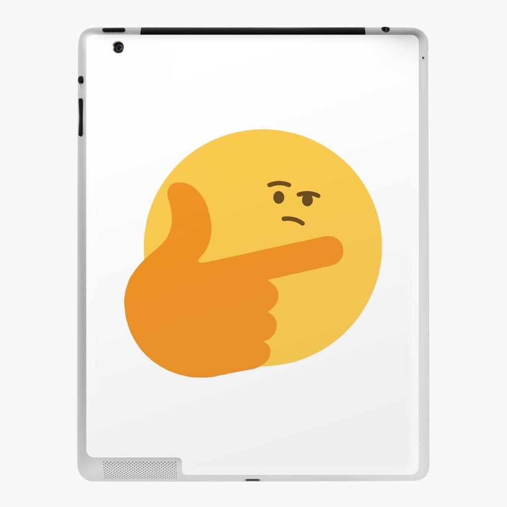 Thinking emoji meme (large) Greeting Card for Sale by Clean Woods