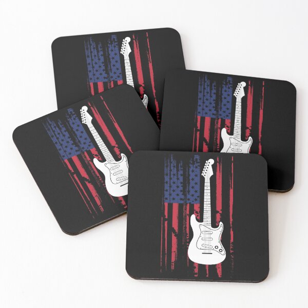 Item preview, Guitar T Shirt American US Flag Music Player Tee Gifts  designed and sold by johnii1422.