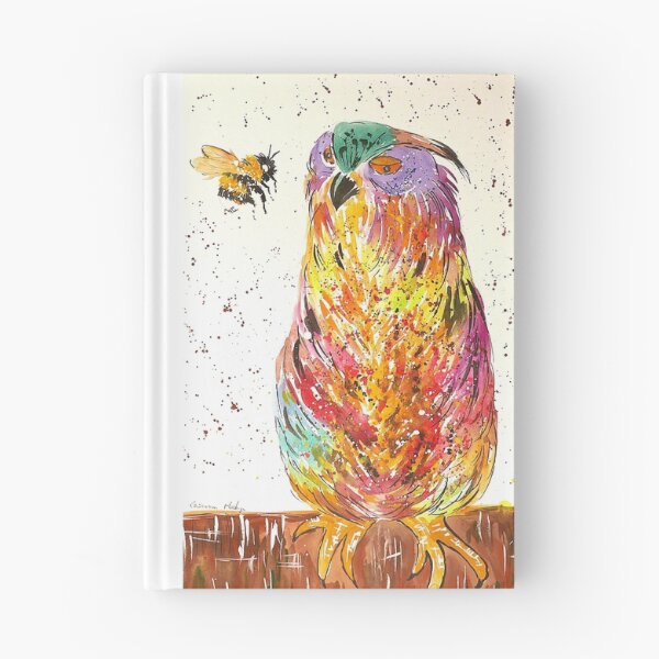 Item preview, Bumblebee talking to a Colourful Owl designed and sold by Casimirasart.