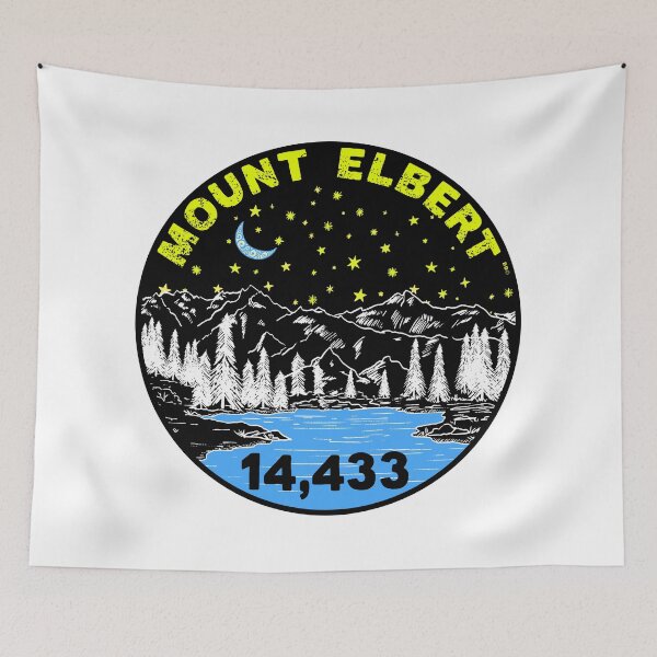Item preview, Mount Elbert Colorado Rocky Mountains Sawatch Range 14'ers Fourteener designed and sold by DESTINATIONS DECAL.