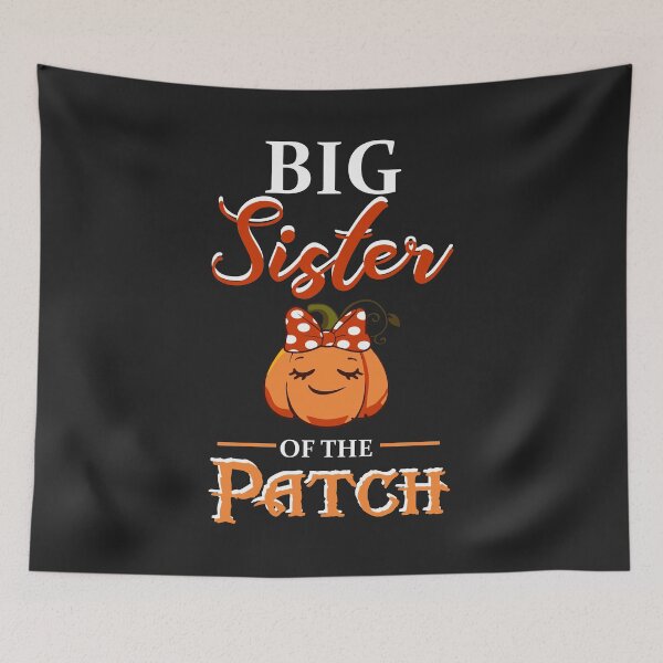 Aperçu de l'œuvre Grande soeur du patch Halloween Matching cadeau pour les filles créée et vendue par hadleydesigns.