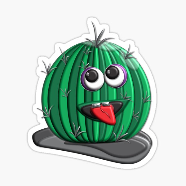 Item preview, Southern summer smiling cactus designed and sold by sertii.