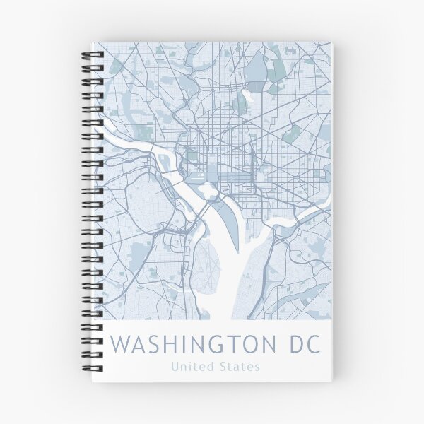Item preview, Washington DC City Map, USA City, US Map designed and sold by TheRedFinch.