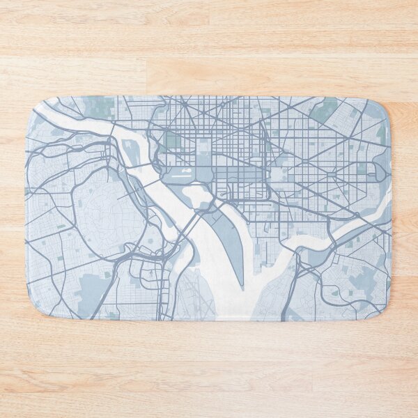 Item preview, Washington DC City Map, USA City, US Map designed and sold by TheRedFinch.