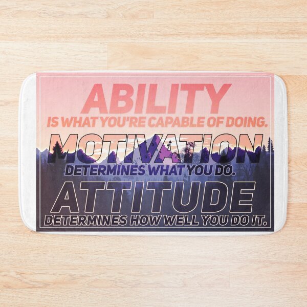Item preview, ATTITUDE Determines How Well You Do! designed and sold by GoldyMaster07.