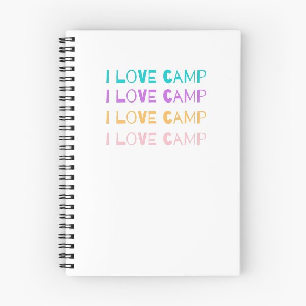Item preview, I LOVE CAMP designed and sold by CampfireMagic.