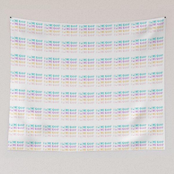 Item preview, I LOVE CAMP designed and sold by CampfireMagic.