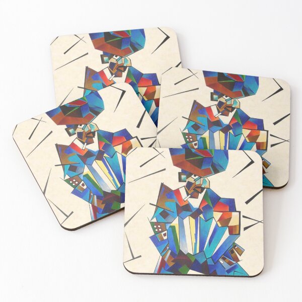 Item preview, The Accordionist Geometric Art Style designed and sold by taiche.