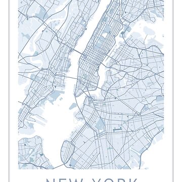Vorschaubild zum Design New York City Karte, USA Stadt, NYC von TheRedFinch