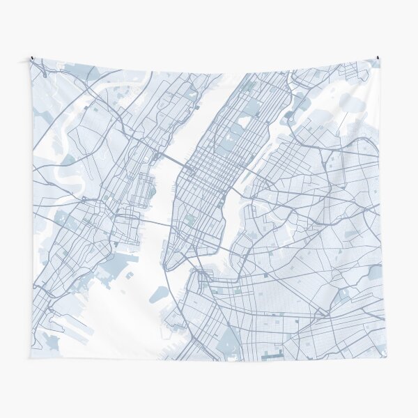 Artikel-Vorschau von New York City Karte, USA Stadt, NYC, designt und verkauft von TheRedFinch.