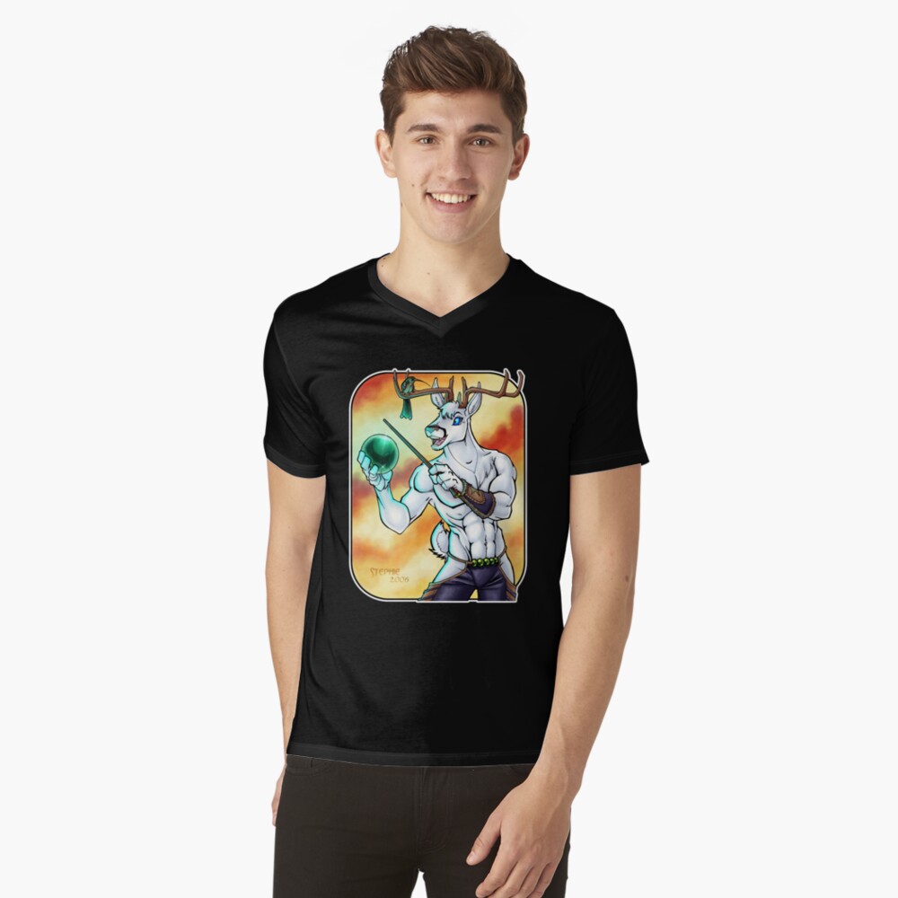 Item preview, V-Neck T-Shirt designed and sold by cybercat.