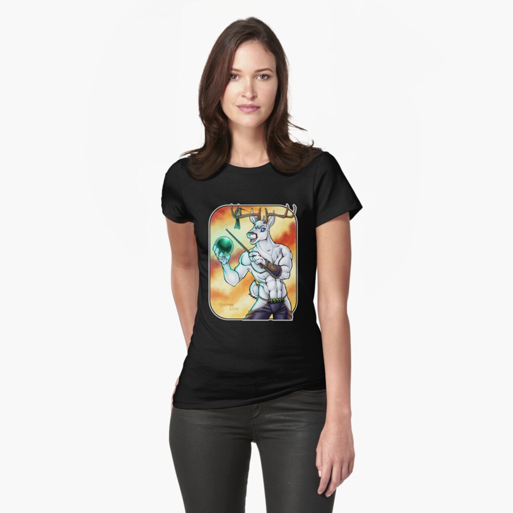 Item preview, Fitted T-Shirt designed and sold by cybercat.
