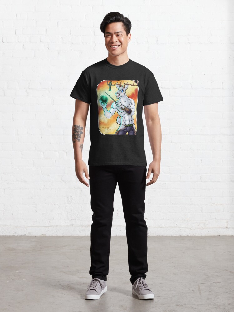 Thumbnail 3 of 7, Classic T-Shirt, White Stag designed and sold by cybercat.