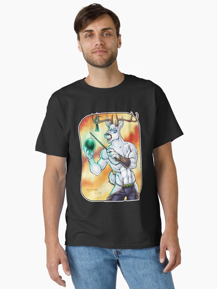 Thumbnail 2 of 7, Classic T-Shirt, White Stag designed and sold by cybercat.
