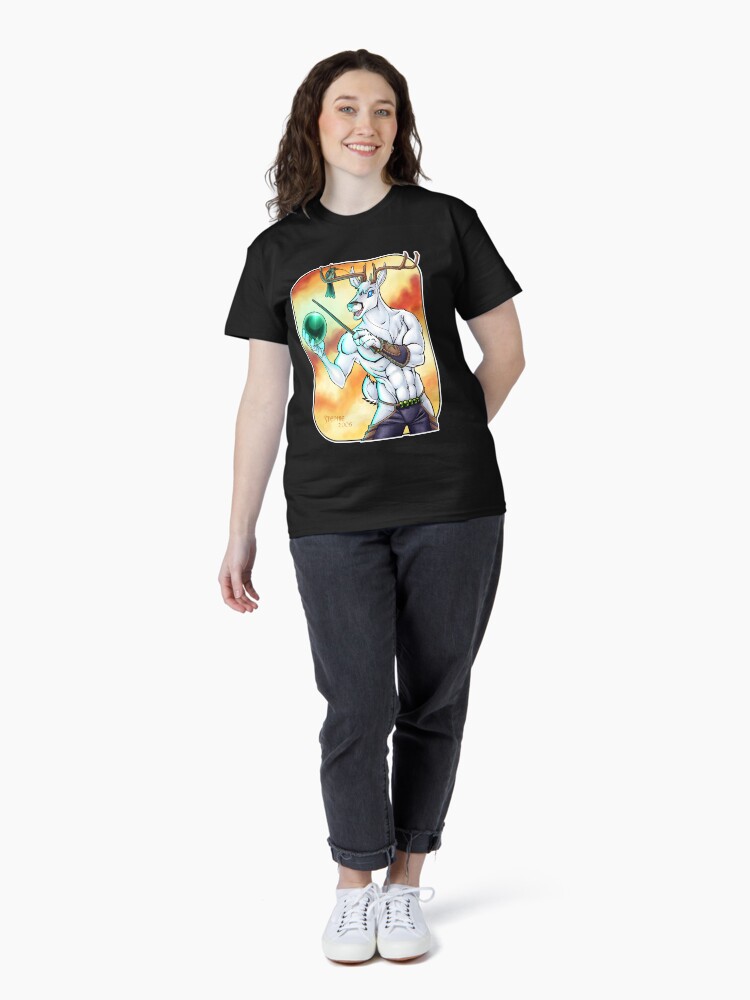 Thumbnail 4 of 7, Classic T-Shirt, White Stag designed and sold by cybercat.