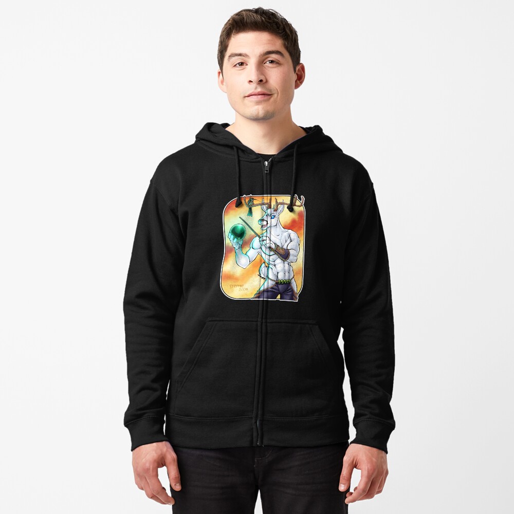 Item preview, Zipped Hoodie designed and sold by cybercat.