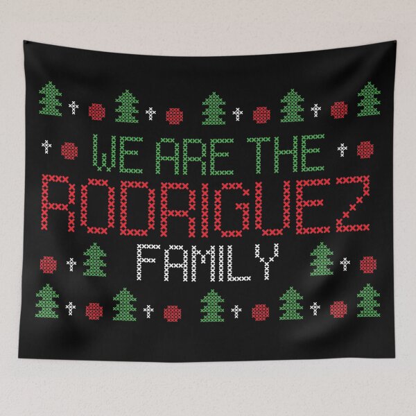 Item preview, We are The Rodriguez Christmas Family designed and sold by elhefe.